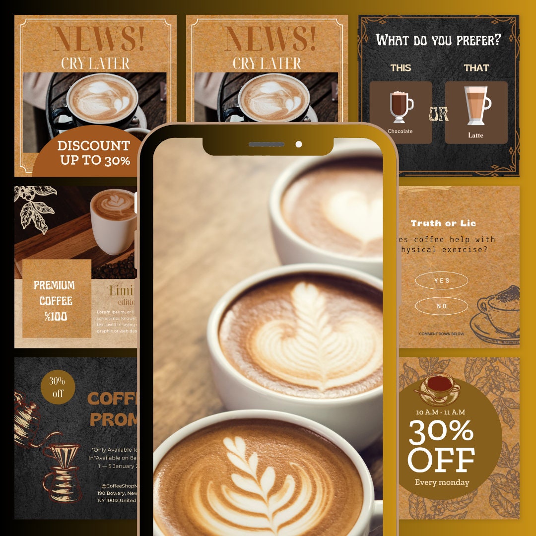 200 Coffee Templates