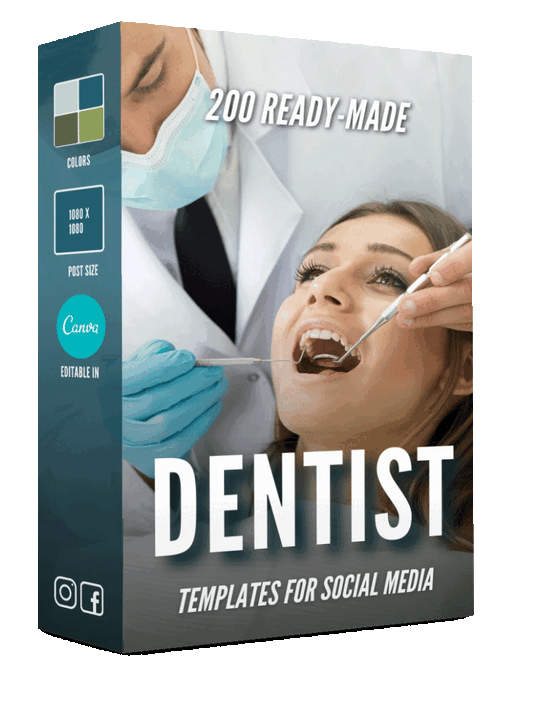 200 Dentist Canva Templates