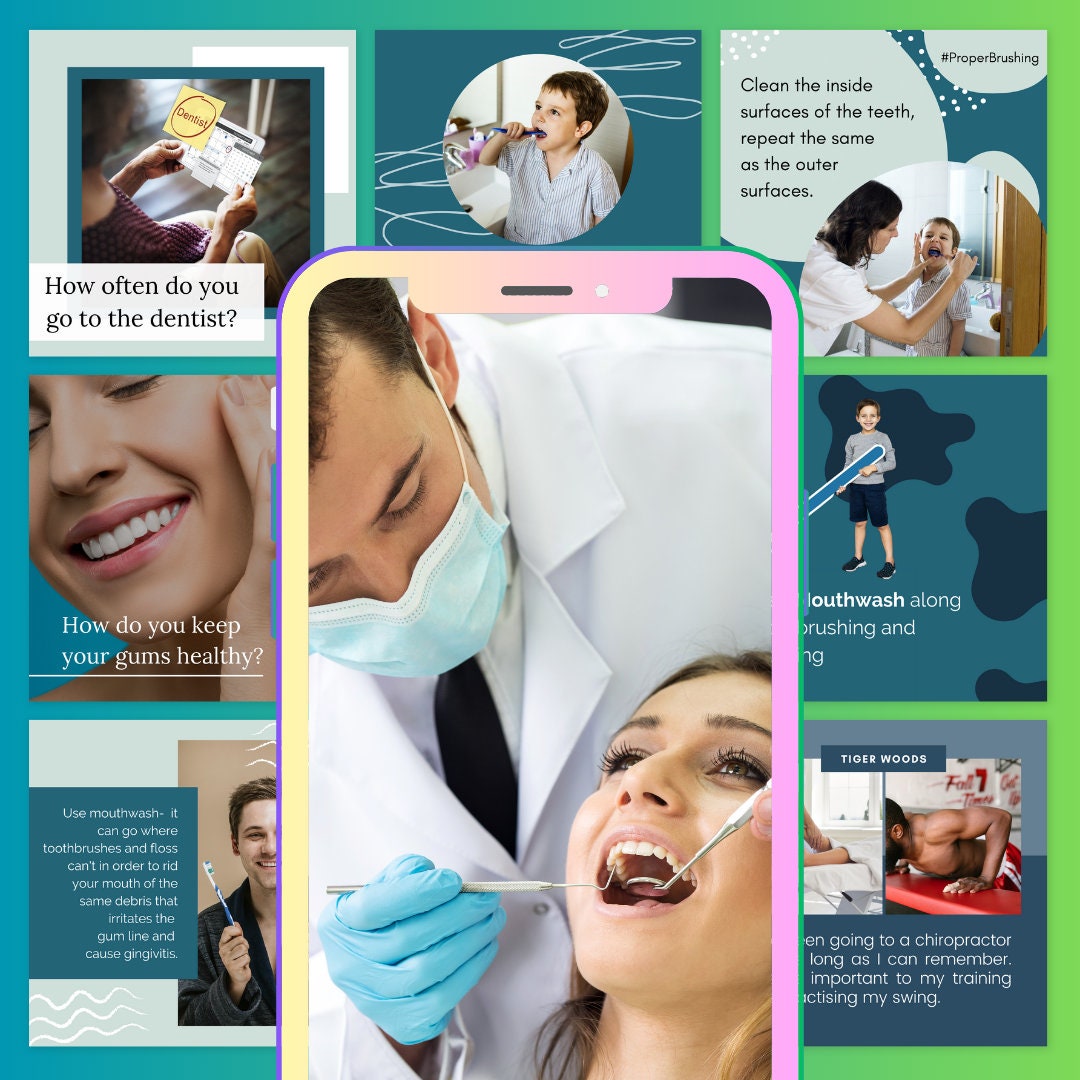 200 Dentist Canva Templates