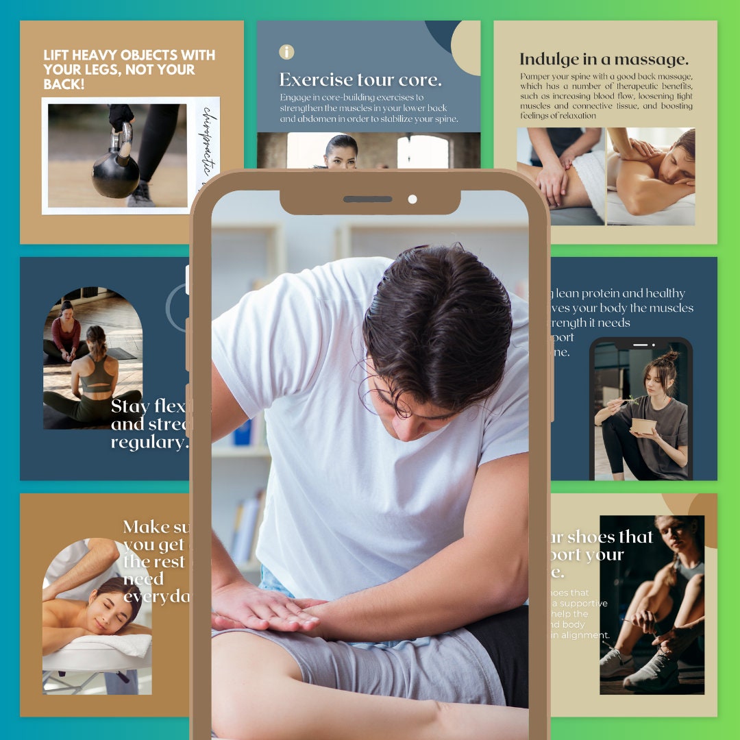 200 Chiropractor Canva Templates